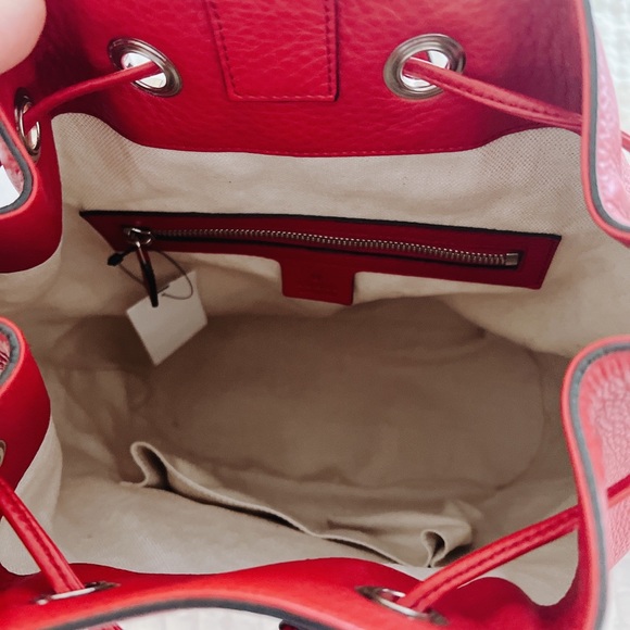 Gucci Soho Leather Drawstring Backpack - Picture 5 of 7